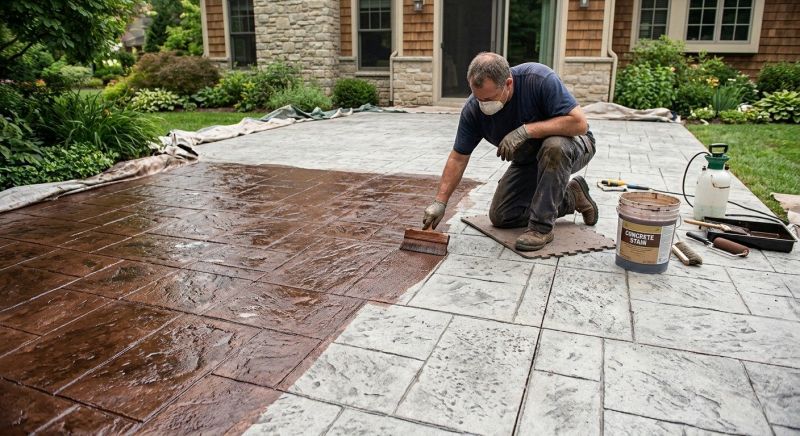 Cement Staining in Corpus Christi, TX