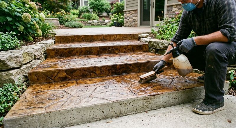 Cement Staining in Fort Worth, TX