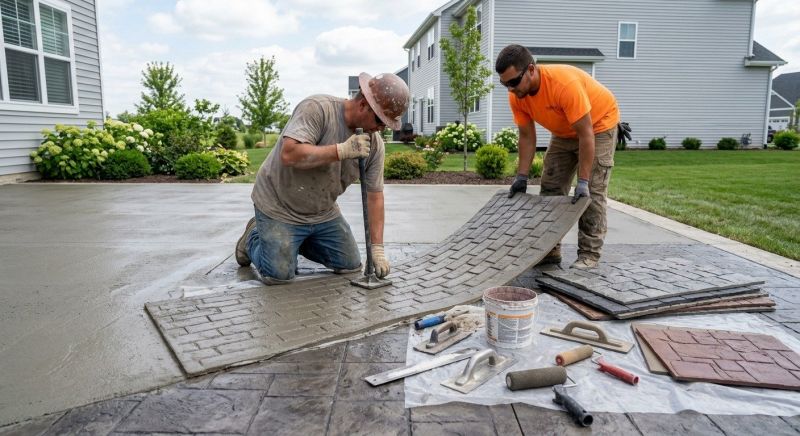 Concrete Patio Finishing in Dallas, TX