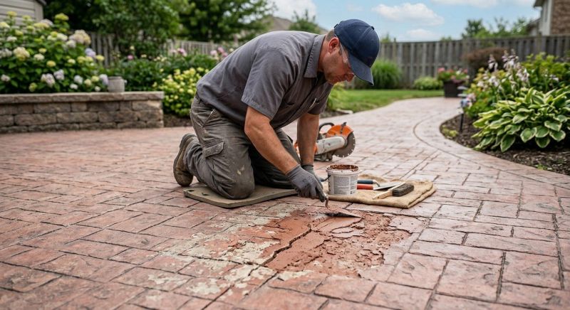 Decorative Concrete Repair in Ann Arbor, MI