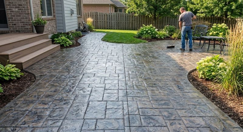 Stamped Concrete Paving in Frisco, TX