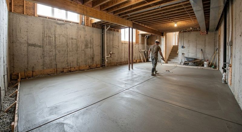 Basement Slab Installation in Charleston, SC