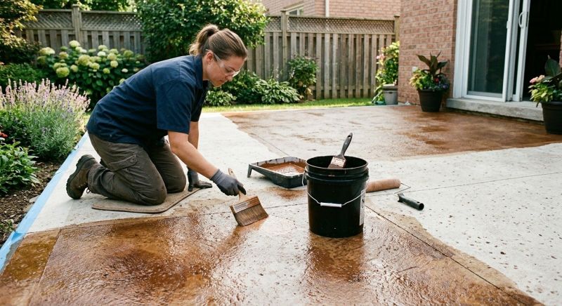 Concrete Floor Staining in Corpus Christi, TX