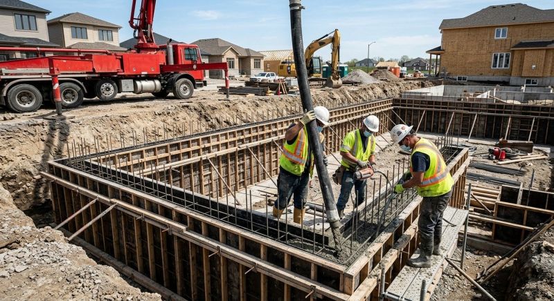 Concrete Foundation Pouring in Fort Wayne, IN