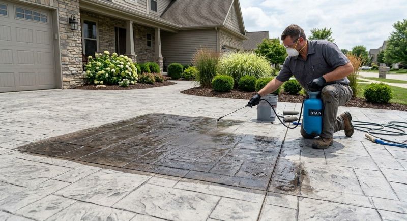 Concrete Staining Service in Dallas, TX