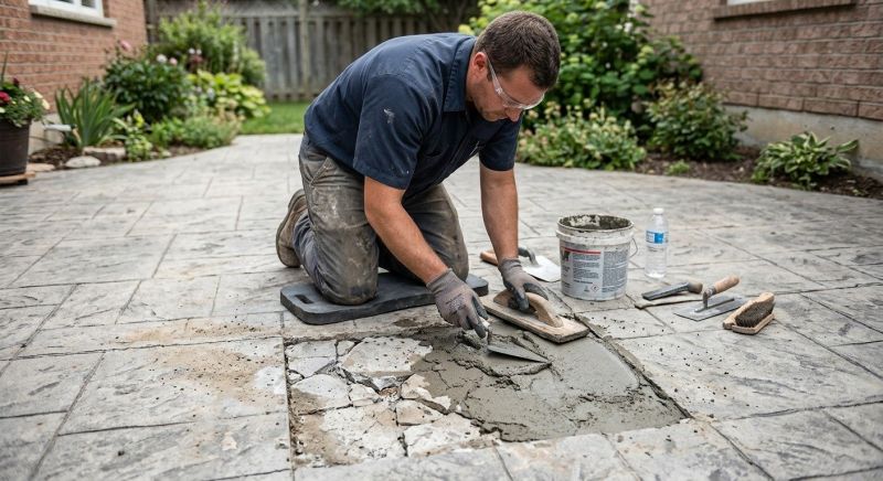 Decorative Concrete Repair in San Antonio, TX