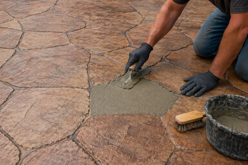 Decorative Concrete Repair in Katy, TX