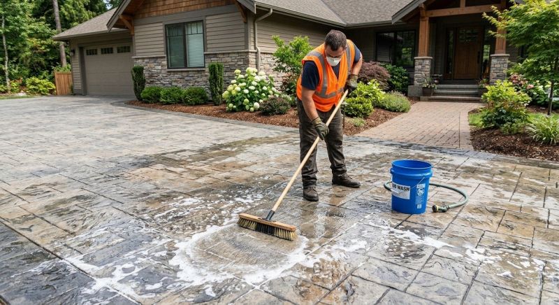 Driveway Acid Washing in Frisco, TX