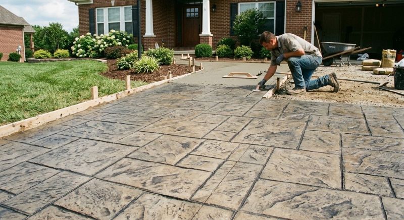 Driveway Overlay Installation in Fort Worth, TX