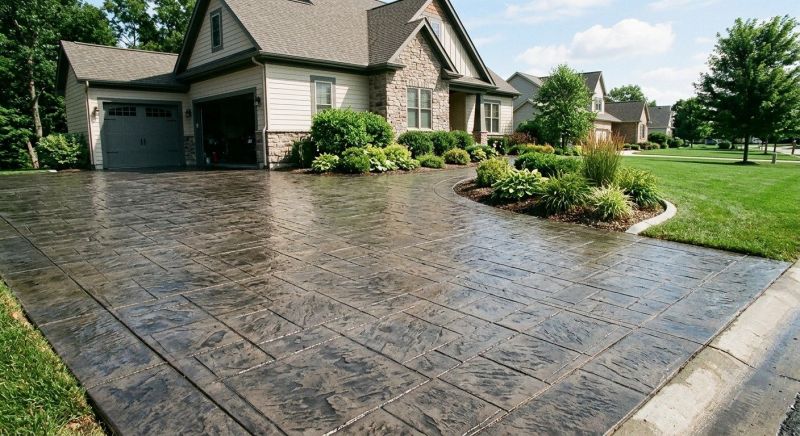Driveway Stamping in Dallas, TX