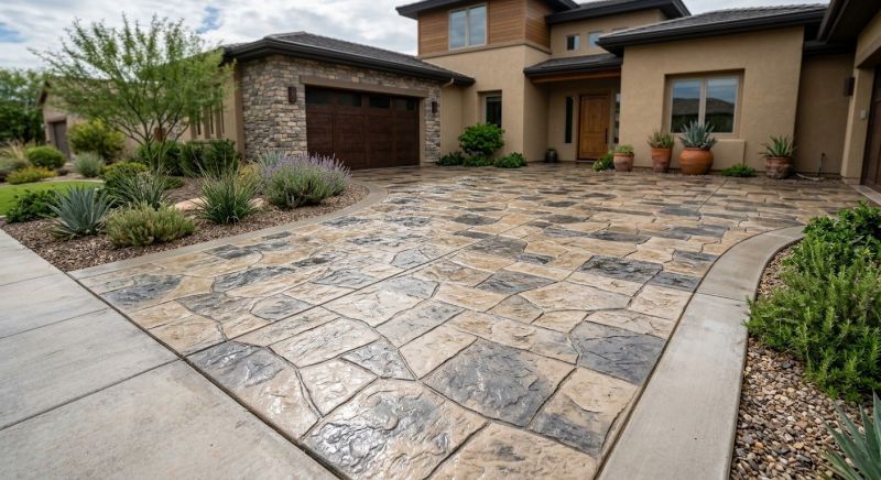 Driveway Stamping in Dallas, TX