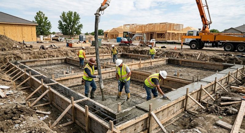 Foundation Pouring in Columbus, OH