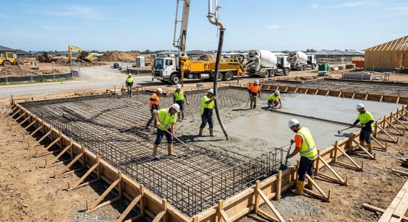 Foundation Slab Construction in Fort Wayne, IN
