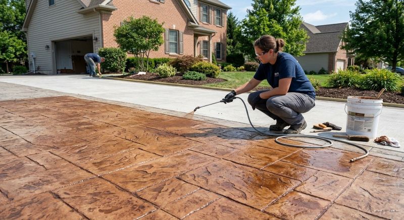 Garage Concrete Finishing in Fort Worth, TX