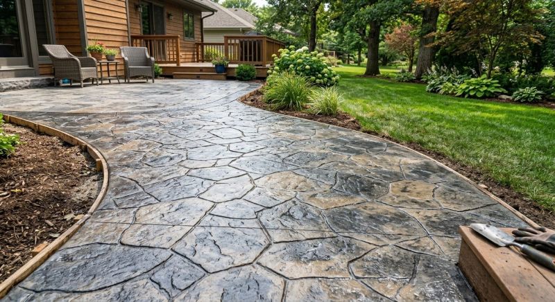 Stamped Concrete Replacement in Dallas, TX