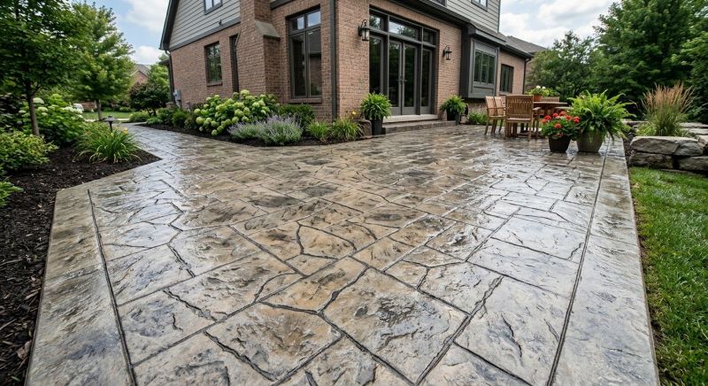 Stamped Concrete Replacement in Fort Worth, TX