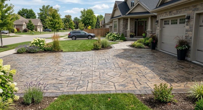 Stamped Overlay Installation in Fort Worth, TX